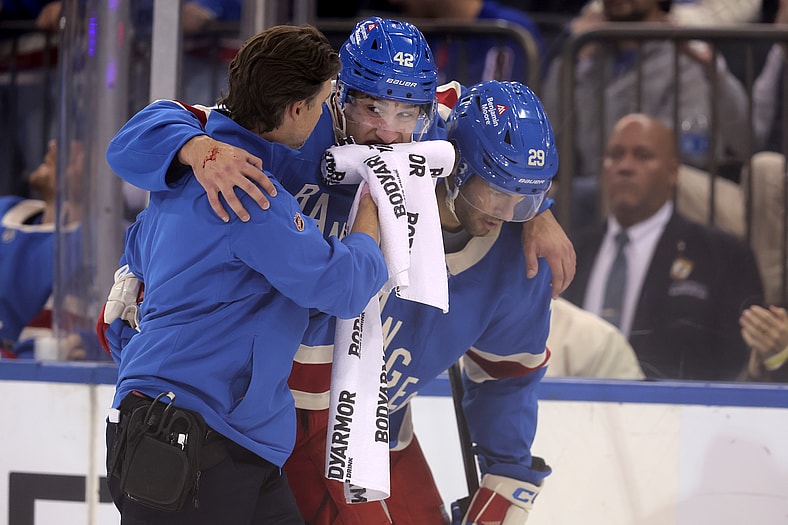 NHL: Minnesota Wild at New York Rangers