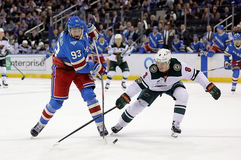 NHL: Minnesota Wild at New York Rangers