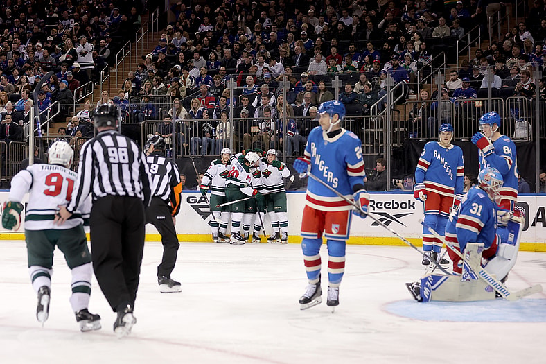 NHL: Minnesota Wild at New York Rangers