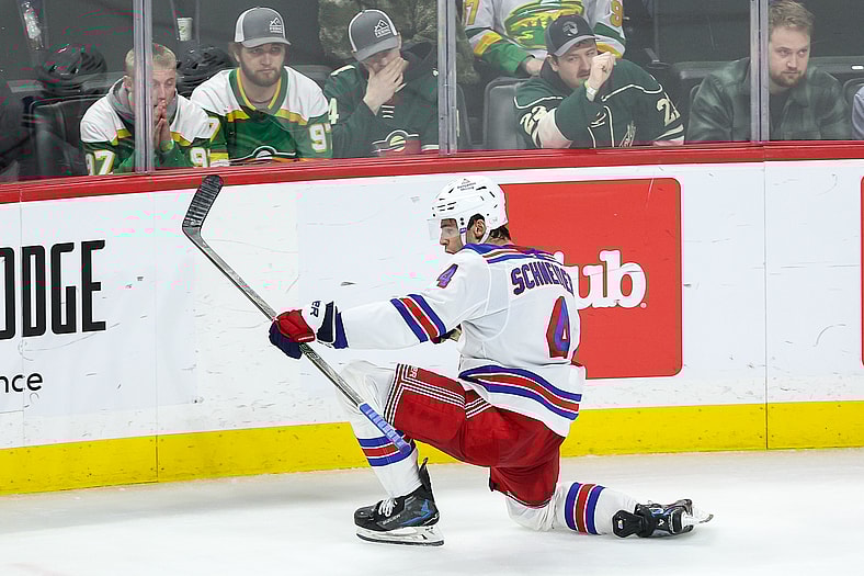 NHL: New York Rangers at Minnesota Wild