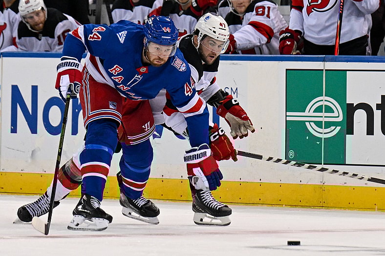 NHL: Preseason-New Jersey Devils at New York Rangers