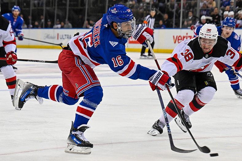 NHL: Preseason-New Jersey Devils at New York Rangers