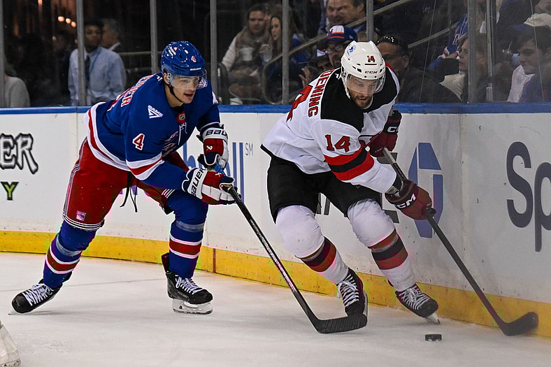 NHL: Preseason-New Jersey Devils at New York Rangers