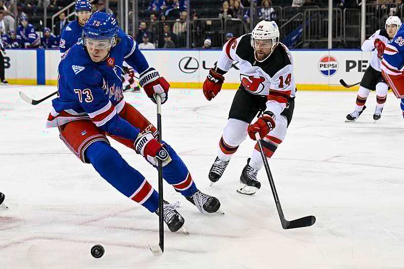 NHL: Preseason-New Jersey Devils at New York Rangers