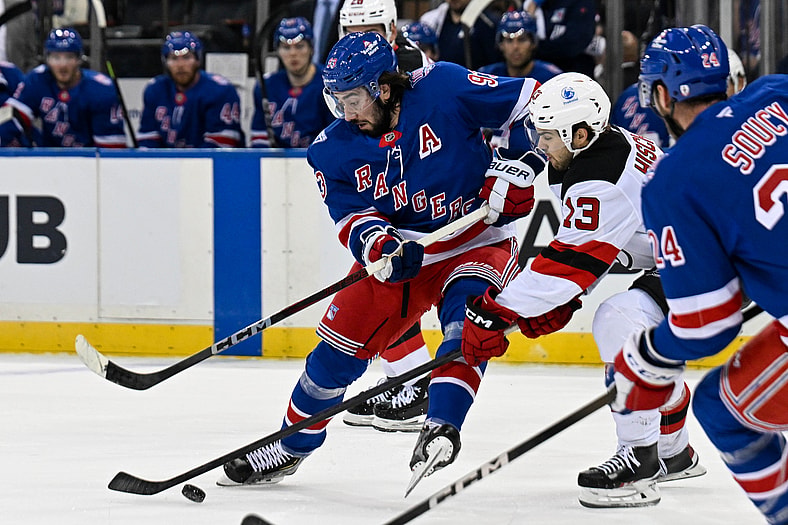 NHL: Preseason-New Jersey Devils at New York Rangers