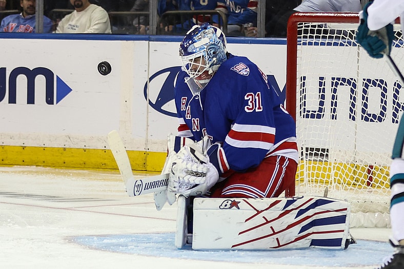 NHL: San Jose Sharks at New York Rangers
