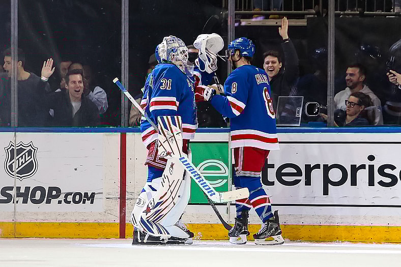 NHL: Vancouver Canucks at New York Rangers