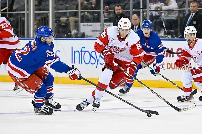NHL: Detroit Red Wings at New York Rangers