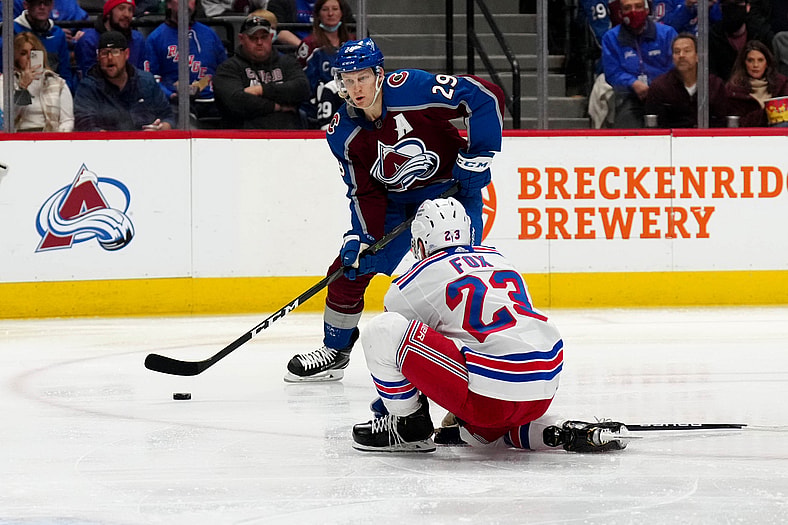 NHL: New York Rangers at Colorado Avalanche