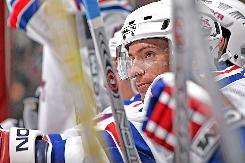 NHL: New York Rangers at New Jersey Devils