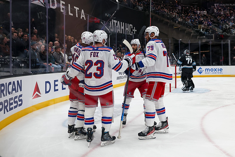 NHL: New York Rangers at Utah