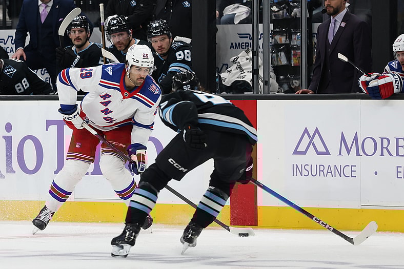 NHL: New York Rangers at Utah Mammoth