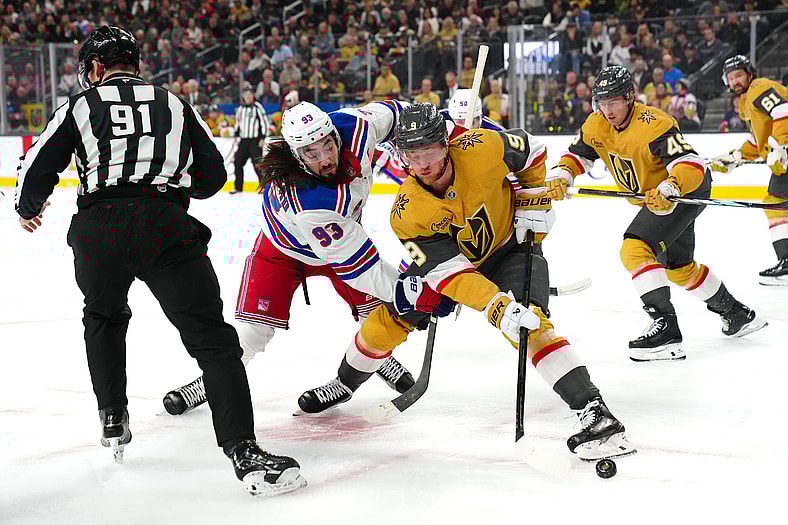 NHL: New York Rangers at Vegas Golden Knights