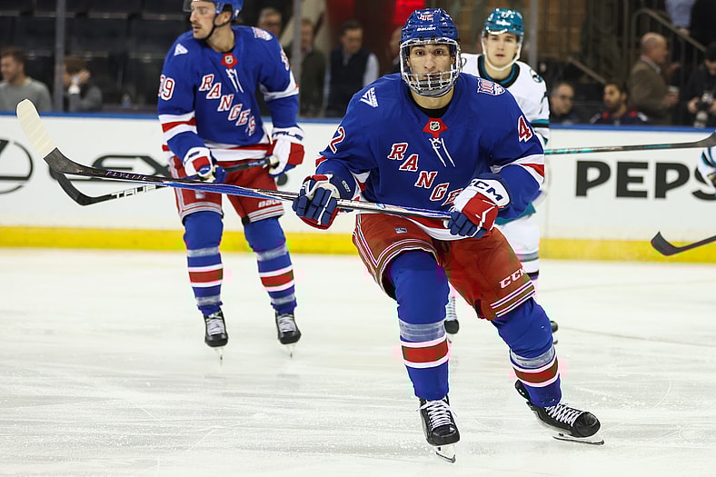 NHL: San Jose Sharks at New York Rangers