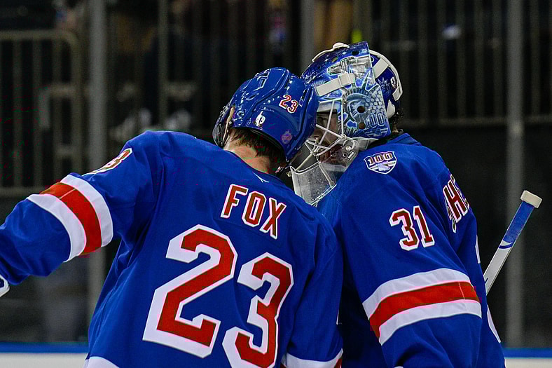 NHL: St. Louis Blues at New York Rangers