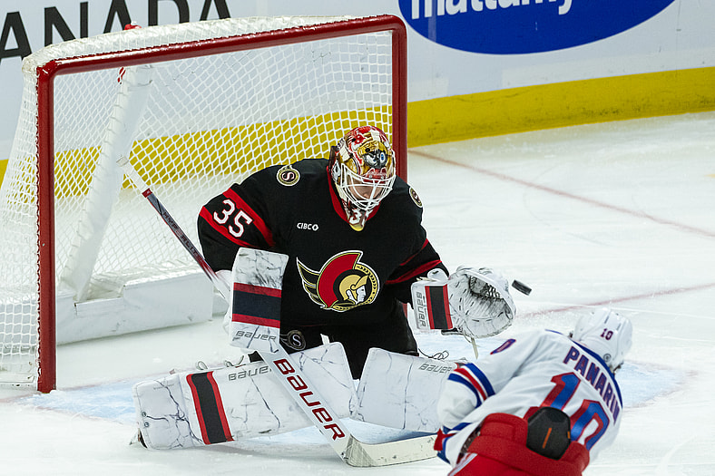 NHL: New York Rangers at Ottawa Senators