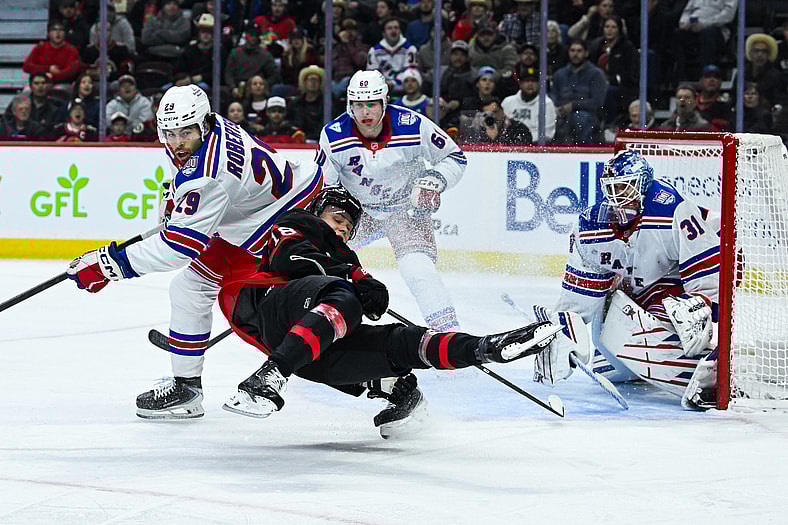 NHL: New York Rangers at Ottawa Senators