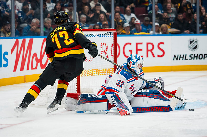 NHL: New York Rangers at Vancouver Canucks