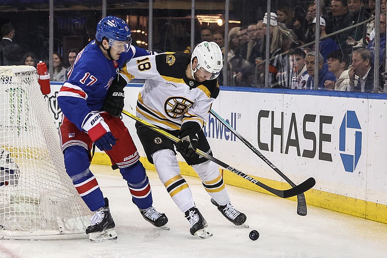 NHL: Boston Bruins at New York Rangers