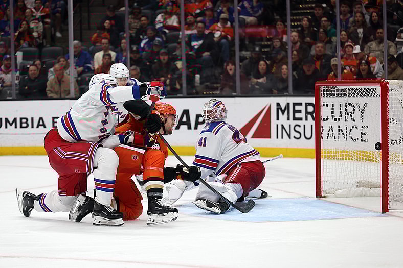 NHL: New York Rangers at Anaheim Ducks