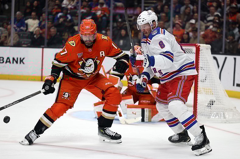 NHL: New York Rangers at Anaheim Ducks
