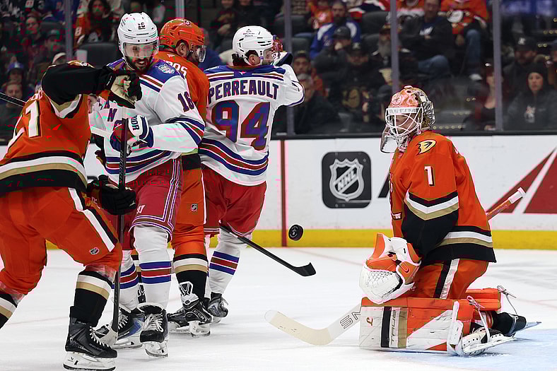 NHL: New York Rangers at Anaheim Ducks