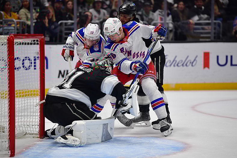 NHL: New York Rangers at Los Angeles Kings