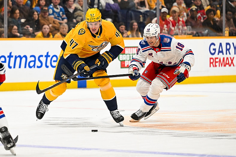 NHL: New York Rangers at Nashville Predators
