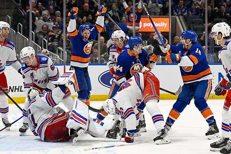 NHL: New York Rangers at New York Islanders