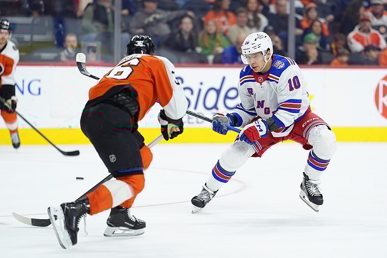 NHL: New York Rangers at Philadelphia Flyers