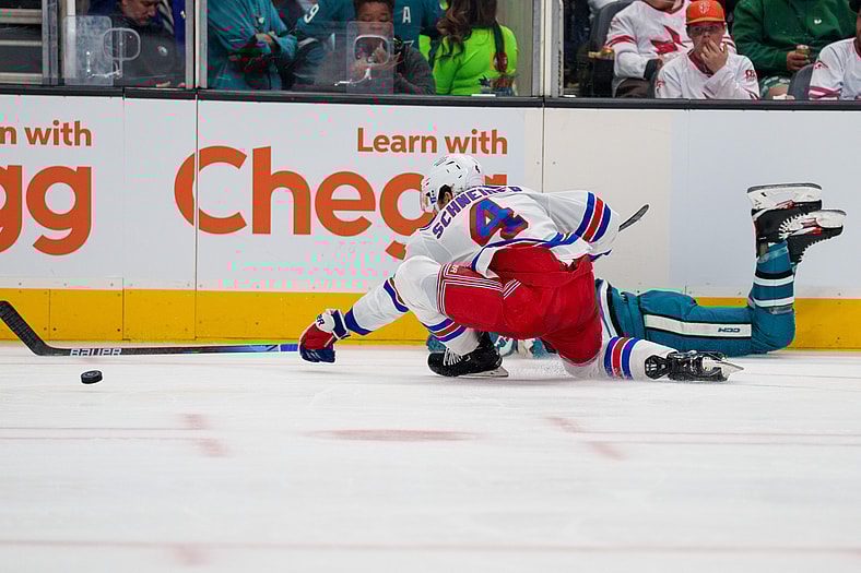 NHL: New York Rangers at San Jose Sharks