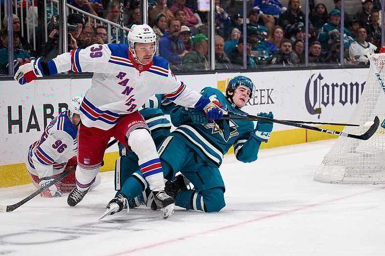 NHL: New York Rangers at San Jose Sharks