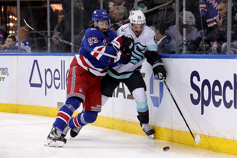 NHL: Seattle Kraken at New York Rangers