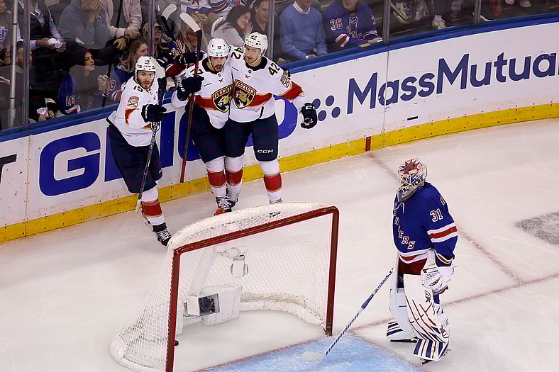 NHL: Stanley Cup Playoffs-Florida Panthers at New York Rangers