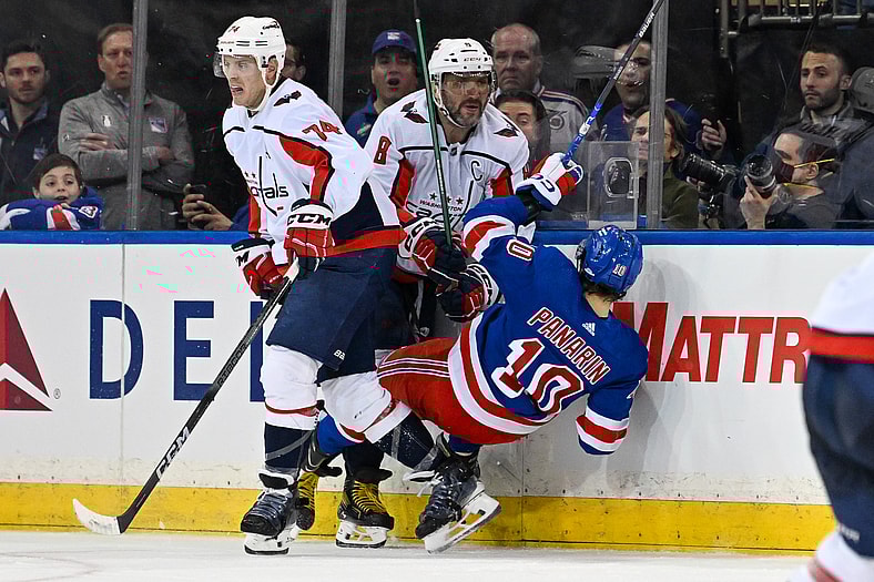 NHL: Stanley Cup Playoffs-Washington Capitals at New York Rangers