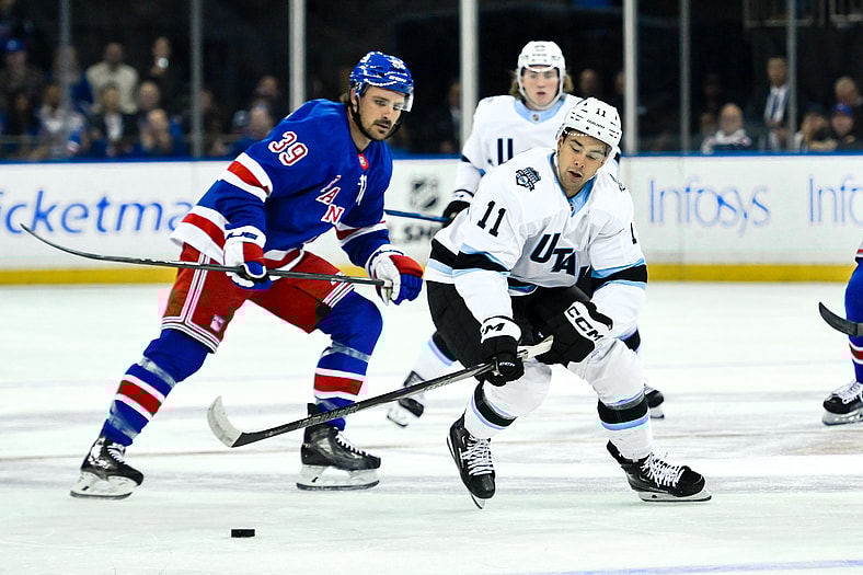 NHL: Utah at New York Rangers