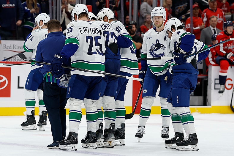 NHL: Vancouver Canucks at Washington Capitals