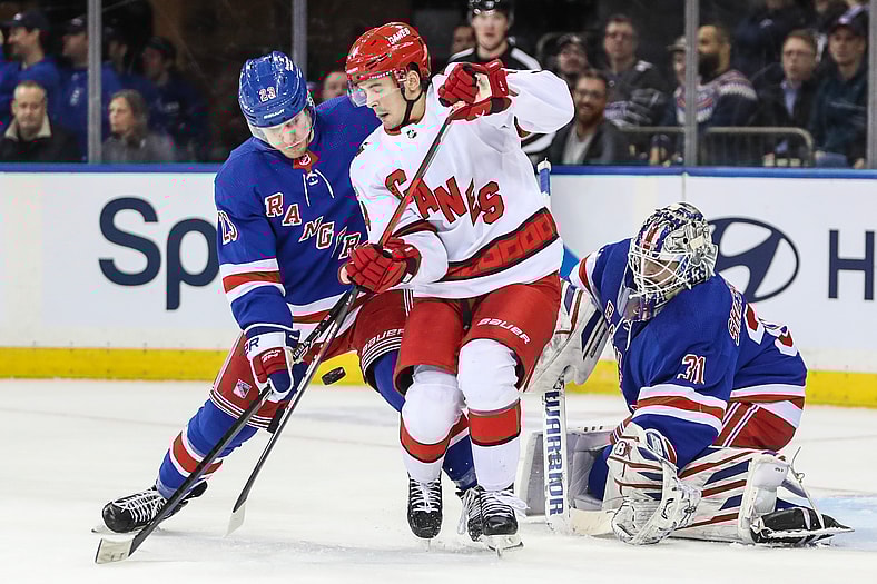 NHL: Carolina Hurricanes at New York Rangers