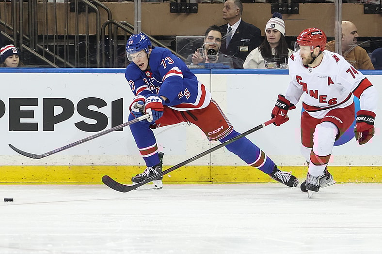 NHL: Carolina Hurricanes at New York Rangers