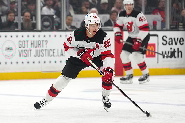 NHL: New Jersey Devils at Los Angeles Kings