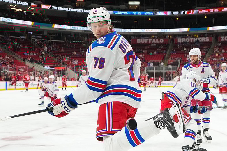 NHL: New York Rangers at Carolina Hurricanes