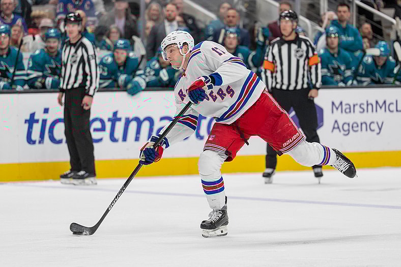 NHL: New York Rangers at San Jose Sharks