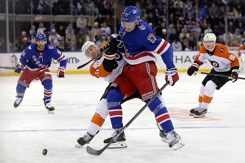 NHL: Philadelphia Flyers at New York Rangers