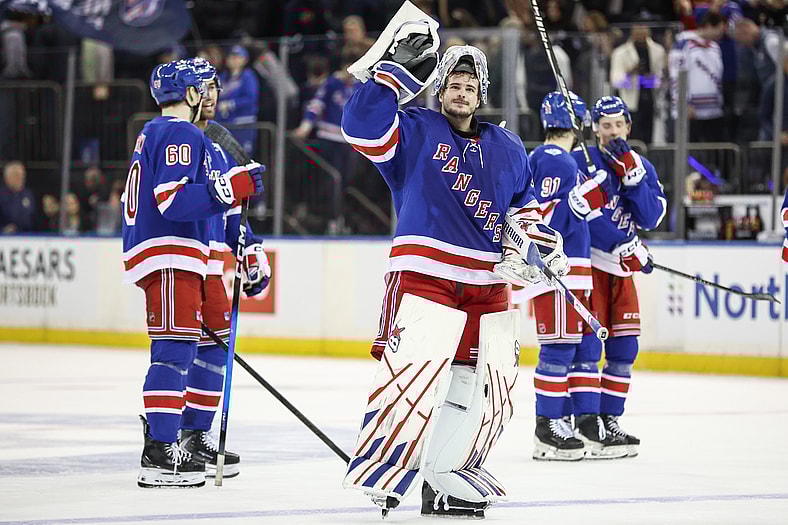 NHL: Pittsburgh Penguins at New York Rangers