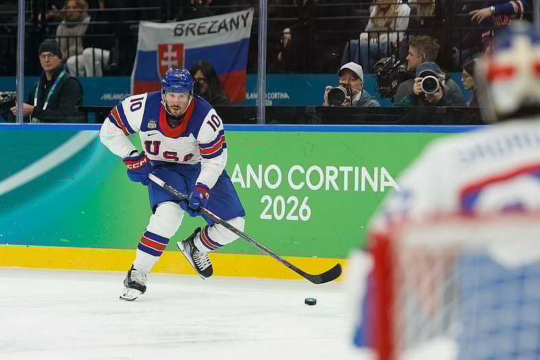 Olympics: Ice Hockey-Men Semifinal- USA-SVK