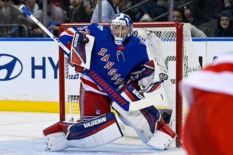 NHL: Calgary Flames at New York Rangers