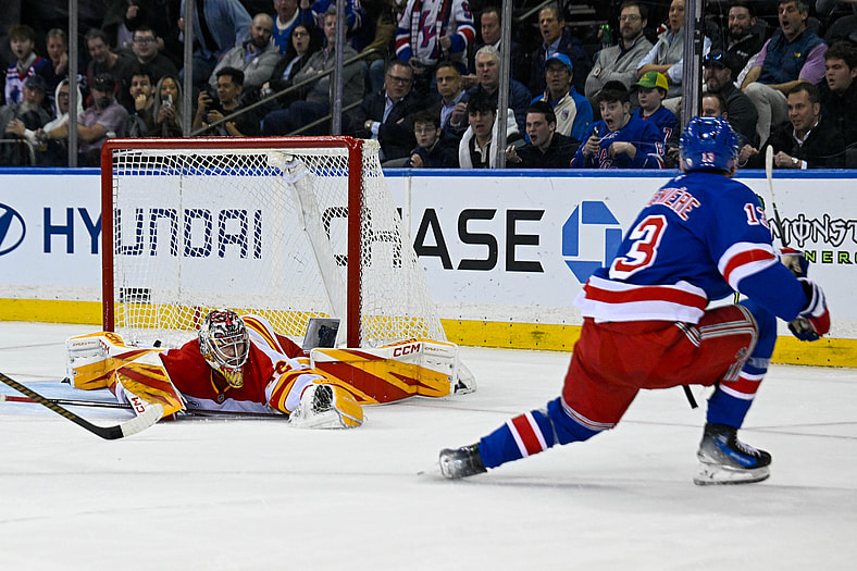 NHL: Calgary Flames at New York Rangers