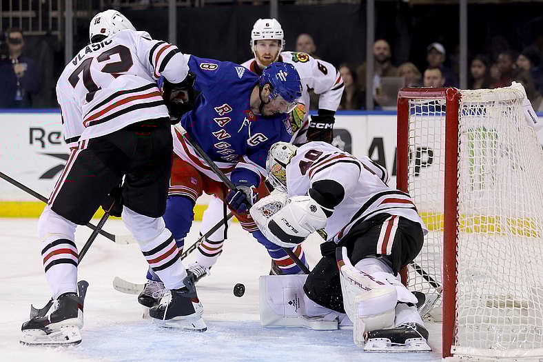 NHL: Chicago Blackhawks at New York Rangers