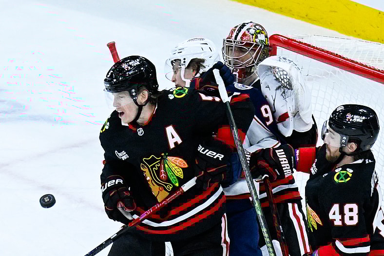 NHL: Columbus Blue Jackets at Chicago Blackhawks