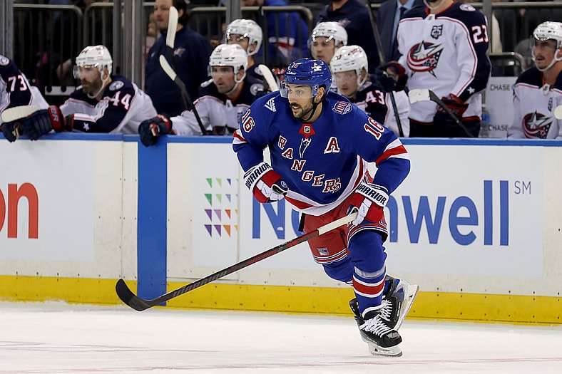 NHL: Columbus Blue Jackets at New York Rangers